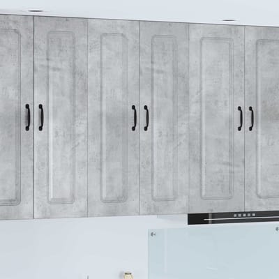 vidaXL - Vaatwasserpaneel - Kalmar - Beton - Grijs - 60 - x - 31 - x - 100 - cm