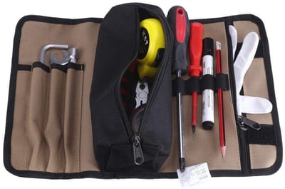 JHUBERS - Super Roll Tool - Duurzaam en Waterproof - Gereedschap Roll Bag - 36x25cm - Handig - Opslag voor gereedschap - Geschikt voor klussen - Kl...