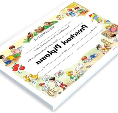 Diploma's Basisschool - Certificaten Kinderen - Afsluiting Onderwijs - Alfabet Thema - A4 Formaat