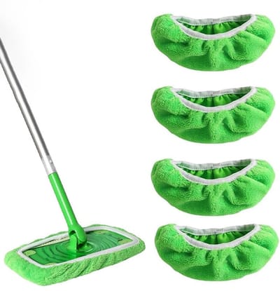 Herbruikbare Vloerdoeken Voor Swiffer Sweeper - 4 Stuks, Wasbaar en Duurzaam