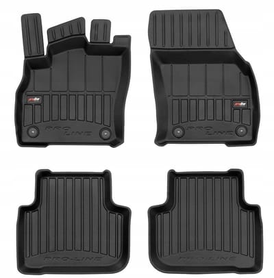 Frogum No.77 - Automatmatten - Geschikt voor Audi Q3 Sportback vanaf 2019 - 3D Pasvorm - Hoge Rand 6cm - TPE Rubber