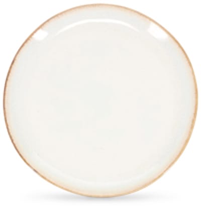 S&P Plat bord 21cm coupe wit Artisan (Set van 4)