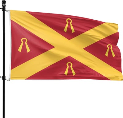 VlagDirect - Wijchen vlag - Gemeente Wijchen vlag - 90 x 150 cm.