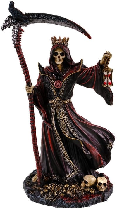 Veronese Design beeld/figuur - “King of the Death” Magere Hein beeldje - hoogte 22cm