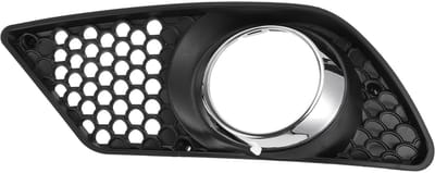 Dailygoods - 1 Stuk Mistlamprooster voor Mercedes-Benz C300 2008-2012 Voor Links Onder Bumper Mistlamp Cover Inzetstuk Nr.2048850253 Zwart Zilveren Toon ABS