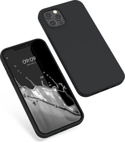 kwmobile telefoonhoesje geschikt voor Apple iPhone 12 Pro Max - Hoesje voor smartphone - Back cover in mat zwart