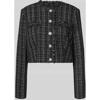 Blazer met ronde hals, model 'SANDRA'
