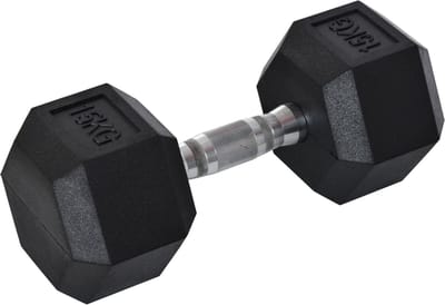 Fitgoodz - Dumbbel - Hexa dumbbell - 15 Kg - Hex Dumbbell - Krachttraining