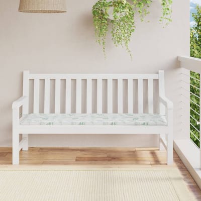 vidaXL - Tuinbankkussen - 150x50x3 - cm - oxford - stof - bladpatroon