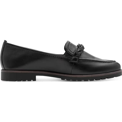 Tamaris 1-24200-42 003 Damespantoffel Damesschoenen Leer M2420042 Zwart
