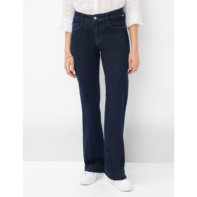 Brax Dames Jeans  Style MAINE CLEAN DARK BLUE, denim donkerblauw, maat 44