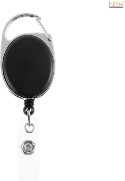 New Age Devi - " - Uittrekbare Sleutelhanger met ID/Pas Houder & Terugslag Riem (Pull key)"
