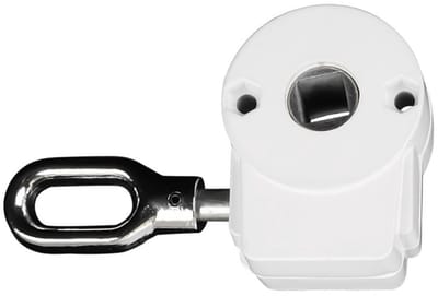 Dailygoods- Markisenaandrijving Handmatig - Wormwiel - Aluminium - Voor Voortenten - Voor Balkonmarkise - 82 x 61 mm - Robuust en Duurzaam - Luifelaandrijving