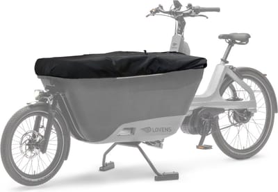 Box cover Lovens Explorer bakfiets - Bakhoes – Geschikt voor 2 wielbakfiets – A kwaliteit - Zwart