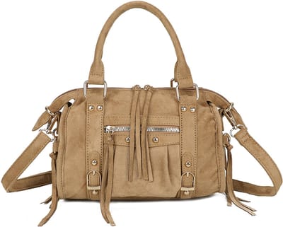 Gallantry® Dames Handtas – Schoudertas Dames – Crossbody Tas – Compacte Dames Tas met Rits – Trendy Handtas - Kaki