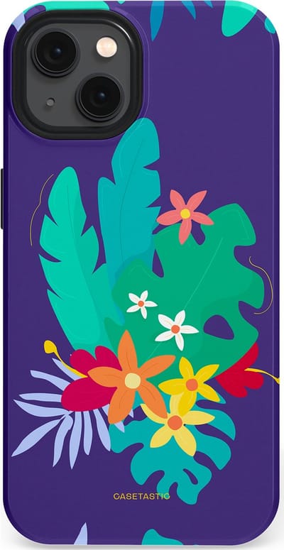Casetastic Hoesje Geschikt voor Apple iPhone 13 Magsafe - Stijlvolle Beschermende Duo-layer Case - Surfplant