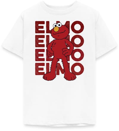 Sesamstraat Elmo Pose T-Shirt Tiener