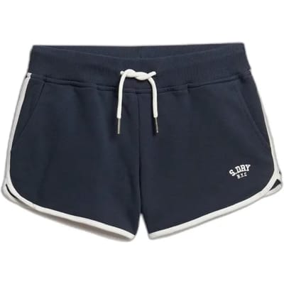 Superdry Athletic Essentials Retroshort Blauw Grootte: 34