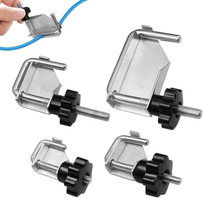 Dailygoods- Slangklemmen Set - 4 Stuks - RVS Slangklemmen - Brandstofslang Klemmen - Water Slang Klemmen - Onderdrukslang Klemmen - Onmisbaar Gereedschap - Slangenklem