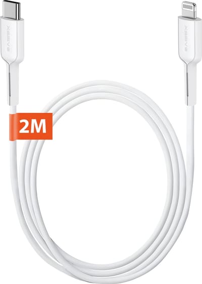 Oplader geschikt voor Lightning naar USB C Kabel - 2 Meter Snellader geschikt voor iPhone 14, 13, 12, 11, X, 8 Oplaadkabel - Origineel Xssive