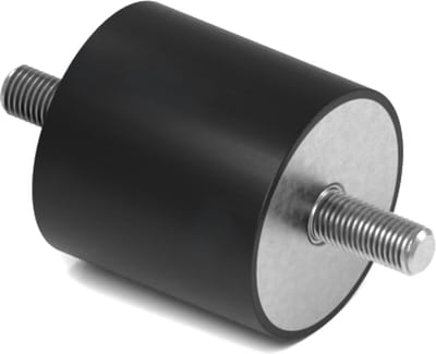 Rubbermagazijn - Trillingsdemper - Type A - 40x40mm - M8 - Set 10 stuks