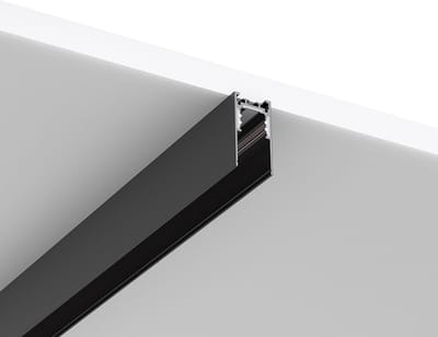 48V Magnetische Track Rail - Railsysteem - Brinton Magni - Opbouw - Zwart - 1 Meter