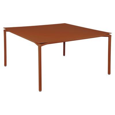 Fermob CALVI Tafel  - E2 gekonfijte sinaasappel - 140 x 140 cm