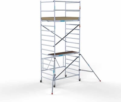 Combi kamersteiger 135 cm breed 5,7m werkhoogte