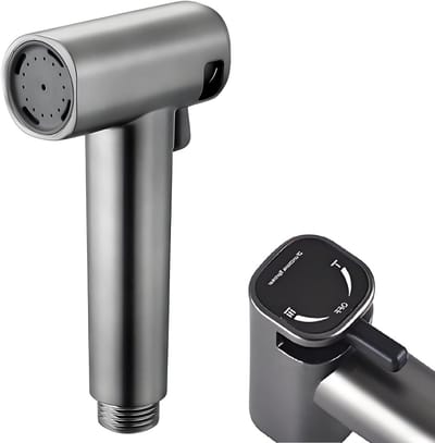 Verstelbare Bidet Douche met Dubbele Stand (Jet/Stroom) voor Toiletreiniging, Dierenbaden en Persoonlijke Hygiëne