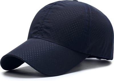 Hikr® Sport Cap - Outdoor Pet - Koelpet - Ademend - Lichtgewicht - Running cap & hardloop pet - Sportieve Pet - Sports Cap - Wandelen & Fietsen - Donkerblauw L/XL