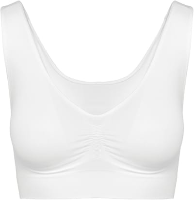 Kariban Ecologische en naadloze push-up bh K809 - White - XS/S
