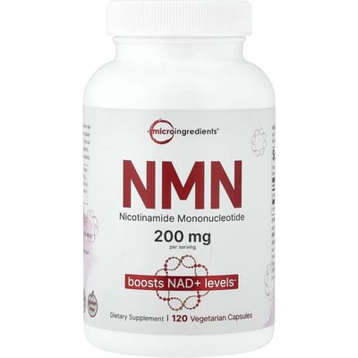 Micro Ingredients, NMN, 120 Veggie Capsules (100mg per capsule)
