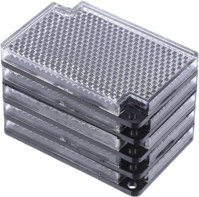 Vijfdelige vierkante retro reflector met honingraatstructuur, hoog reflecterende accessoires voor foto-elektrische lichtboxen en veelzijdig gebruik in verkeer en veiligheid
