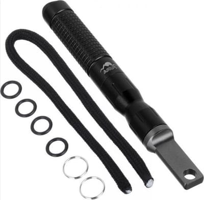 Vuurstarter - Waterdicht - Magnesiumstick - Vuursteen - Survival fire starter - Kampvuur - Vuur maken - Scouting - Outdoor - Bushcraft - Kamperen - Noodsituatie - Zwart - Jonyx