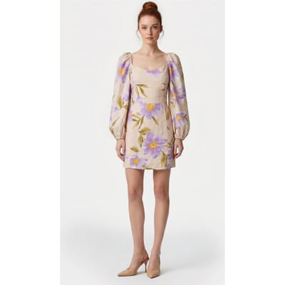 & Other Stories Hazel Dress Beige Maat: 34 | Mini Jurken Outlet | Dames | Beige