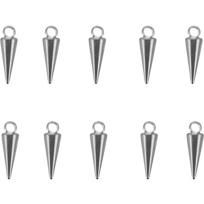 Diy Ketting Hangers 10 Stuks Roestvrij Staal Patroonvorm Sieraden Hangers Set Diy Hangende Ornamenten voor Ketting Oorbellen