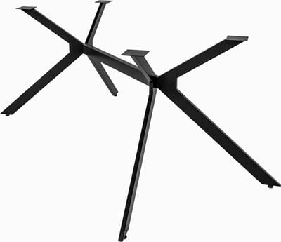 CLP Cascada Tafelpoten - Tafelframe - Tafelonderstel - Met poedercoating - Zwart - zwart