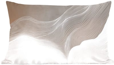 Sierkussens - Kussentjes Woonkamer - 60x40 cm - Golvende lijnen - Luchtstromen - Harmonieus