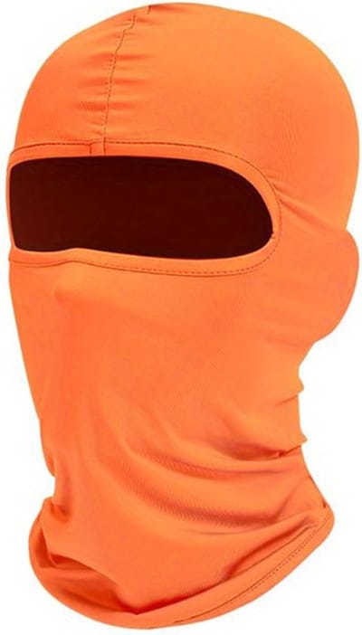 Nivard Ski Masker - Ski Mask - Balaclava - Winter Masker - Bivakmuts - Full Face Mask - Oranje
