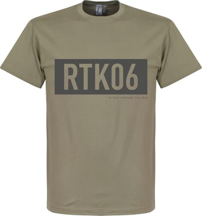 Retake RTK06 Bar T-Shirt - Khaki - S