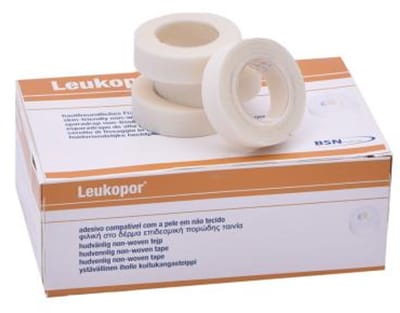 Leukopor 1,25cmx9,2m 1 rol huidvriendelijke hechtpleister voor de kwetsbare huid