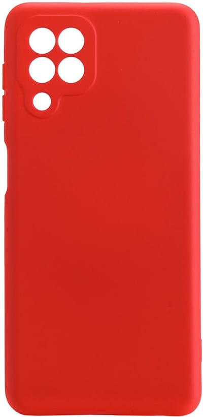 Shop4 - Geschikt voor Samsung Galaxy A22 4G Hoesje - Zachte Back Case TPU Siliconen Mat Rood