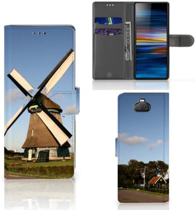 Boekhoesje voor Sony Xperia 10 Flip Cover Molen