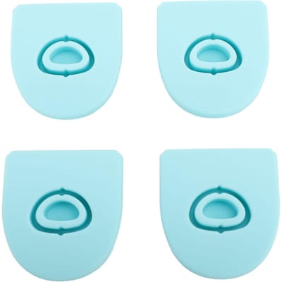 4 stuks Vervangende Stopper Compatibel voor Owala FreeSip Silicone Anti-Mors Deksel Stopper Waterfles Blue
