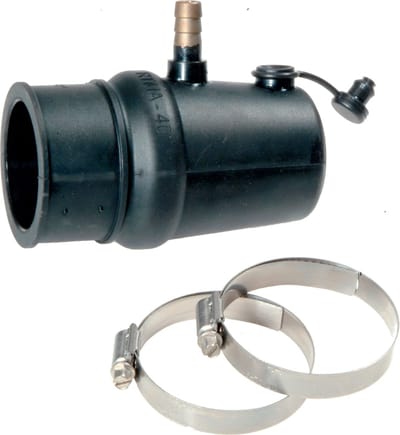 Zwevend rubber binnenlager met waterinlaat asmaat 25mm kokermaat 39mm