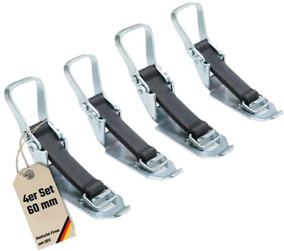 Dailygoods- Sluitlager 60 mm - Spadehouder - Bijlhouder - Gereedschapswand - Bezemhouder - Robuust en duurzaam - Gereedschapshouder