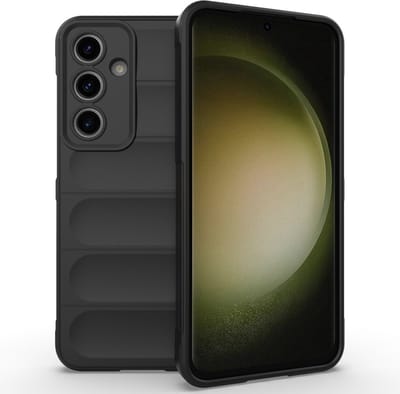Coverup Hoesje - Geschikt voor Samsung Galaxy S24 FE Hoesje - Coverup Hands-On Rugged Back Cover - Zwart