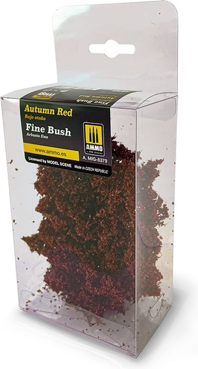 AMMO by Mig Jimenez Modelbouwdecoratie - MIG 8379 Fine Bush - Autumn Red Vegetation Kunstgroen