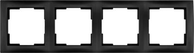 EMhub afdekraam 4-voudig - Lumo55 mat zwart (4090094)