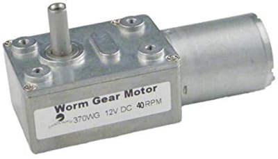 Mini Turbine Worm Motor 12V DC 40RPM Reducer voor Diverse Toepassingen